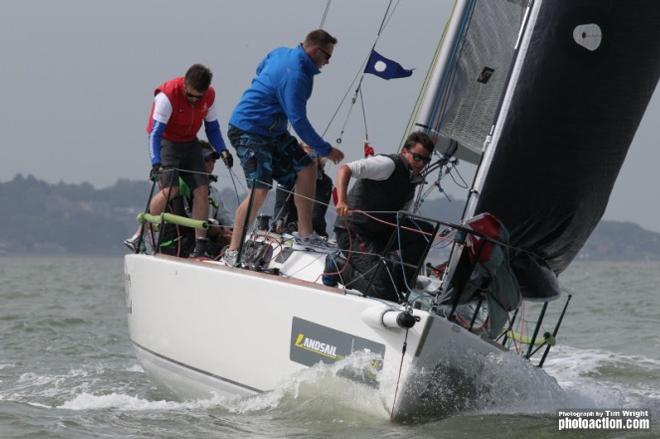 Craig Latimer's J/92 Wildebeest V - 2016 Landsail Tyres J-Cup ©  Tim Wright / Photoaction.com http://www.photoaction.com